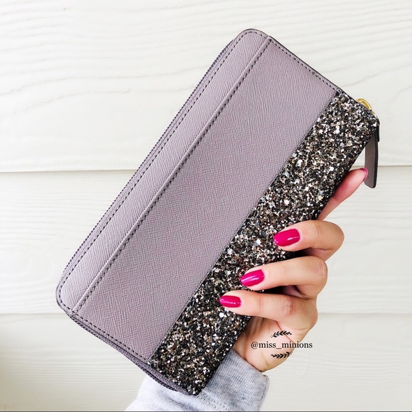 Kate Spade Greta Court Glitter Neda Wallet - Picture 4 of 7